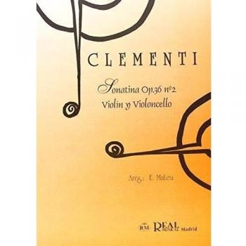 CLEMENTI-Sonatina Op.36 nº 2 para Violin y Violoncello (Mateu)