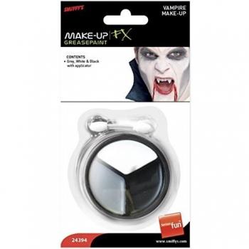 Dunkle Eleganz: Smiffy Vampire Makeup Set (Grau/Schwarz/Weiß)