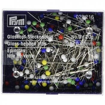 Prym Diverse Color Glass Head Pins