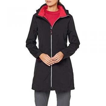 Damen‑Softshell Jacke, Schwarz/Rhodamin, S‑Size 44