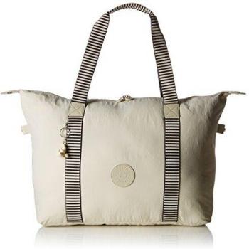 Kipling Art M Fold Tote Bag, 58 cm, 33 L, White (Canvas)