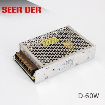 AC DC Voeding 12V 5V 60W D-60A