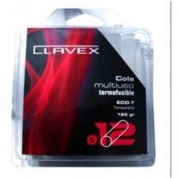 Barra de pegamento termofusible transparente 125 g