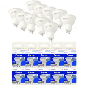 Bombilla LED GU10 7W 230V 560Lm Luminaria de Taza