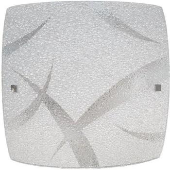 Lumicom Lame Plafoniera Led 30W 4000K Vetro Serigrafato 50 cm di Diametro