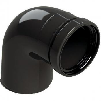 Béant 90° Polypropylène Noir 60 mm Fileté Mâle/Femelle