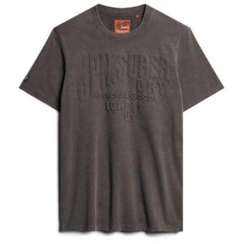 Superdry Men's Vintage Black Short Sleeve Logo Tee