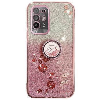 Funda de Gradiente Oro Rosa para F19 Pro + 5G