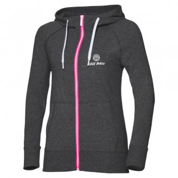 Bidi Badu Remi Women's Basic Zip Hoodie (Dark Grey)