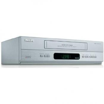 Philips VR 550 Hi‑Fidelity Videorecorder – silberfarben