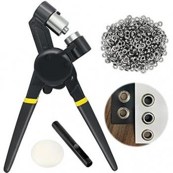 Handheld Grommet Press Tool with 500pcs Grommets