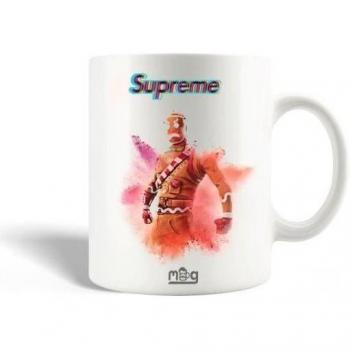 Ceramic “Supreme” 30 cl Mug – Fortnite Design, White, Dishwasher‑Proof