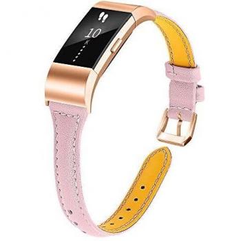 Fitbit Charge 2 Oulucci Leather Replacement Band – Slim & Adjustable Design
