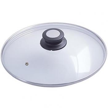 Couvercle en inox avec bouton De Buyer 32 cm