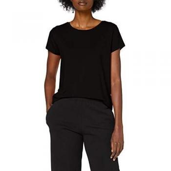ONLGRACE S/S T‑Shirt CS JRS – Damen‑Kurzarmshirt, schwarze Farbe, Modal‑Jersey, Größen: S, normale Passform