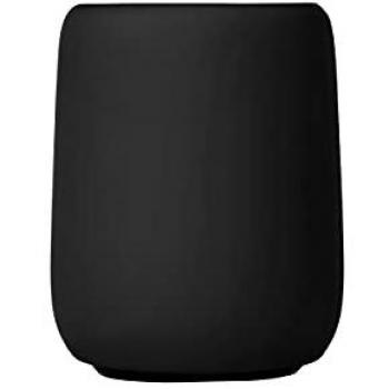 Porta spazzolino SONO Nero in ceramica 30 cl