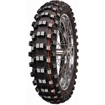 Neumático De Moto Intermédio Terrain Mitas 120/90 -18 65R C-18 Tt Rojo