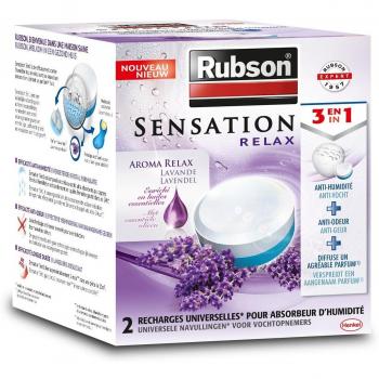 2 Recharges universelles de 300 gr pour absorbeur d'humidité