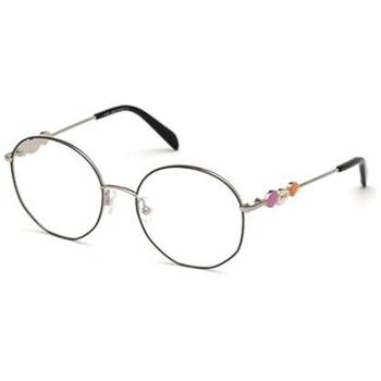 Women’s Emilio Pucci Black Lensless Frame, EP5145‑005, Size 53 – Blue Light Protection