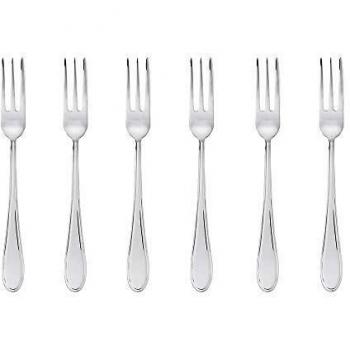 Sambonet Serving Forks for Cakes, 6-Piece Set, 18cm x 10cm