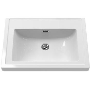 Nuie CBM513 600mm Furniture Basin – White, Faucet‑Holeless Design