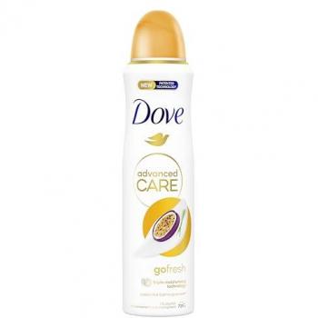 Dove Deodorante Spray Advanced Care Go Fresh Passion Fruit, 150ml