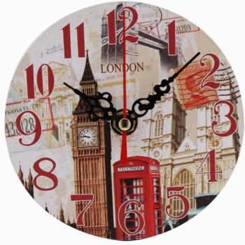 Horloge murale décorative en acrylique vintage
