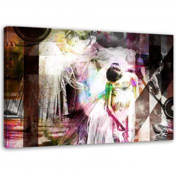 Colorful Dance Canvas Piece
