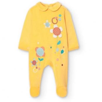 Boboli Soft Velvet Peluche Floral para Niña