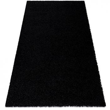 RUGSX Carpet SOFFI Shaggy 5cm Black 160x220 cm
