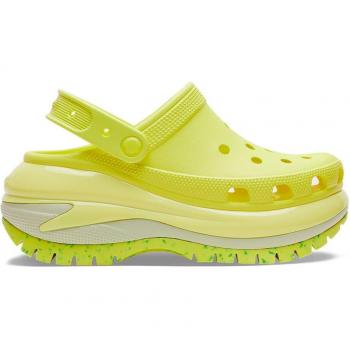 Chancla Crocs Classic Mega Crush Clog Amarillo para Mujer