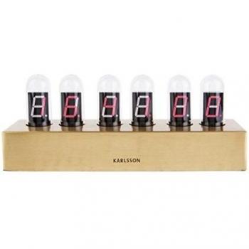 Orologio da tavolo in acciaio inox catodico