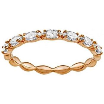 Bague Vittore Cristaux Doré Rose Femme