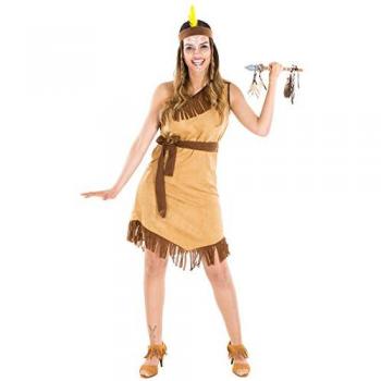 Tectake® Frauenkostüm Indianerin Hope Deluxe