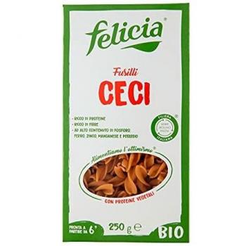 Pâtes Fusilli Bio Pois Chiche Felicia 250 g