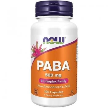 NOW Foods PABA 500 mg 100 Kapseln