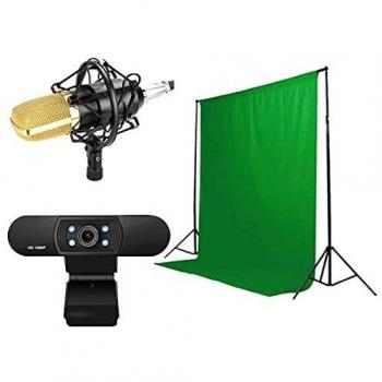 STEELPLAY Pro Streaming Kit: Webcam, Mikrofon und Greenscreen