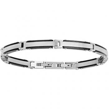 Silberes Edelstahl-Herrenarmband XENOX X2637 – 22 cm