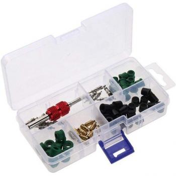 Set de Herramientas para Núcleos de Válvula de A/C con Juntas de Goma
