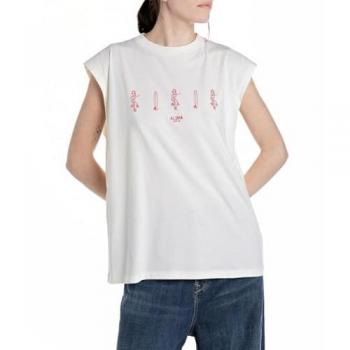 Camiseta Boy Fit Con Stampa Aloha