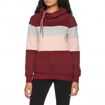 Only Onljalene Block L/s Hood Swt, Capucha para Mujer, Gris Melange