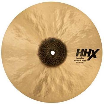 Sabian 14 HHX Complex Medium Hi-Hat Cymbals Natural Finish