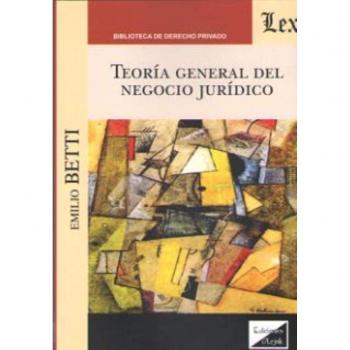 Teoría general del negocio jurídico