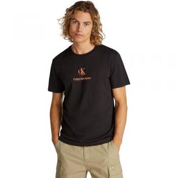 Schwarzes Calvin Klein Jeans T-Shirt mit Logo