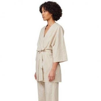 Makia Kiara Long Shirt M Off-White