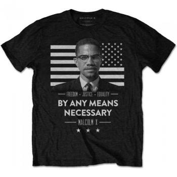 Top Malcolm X “Necesario Por Todo Medios” – Algodón, Hombre/ Mujer