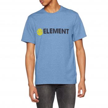 T-shirt Element Blazin SS pour homme, Niagara Heather, M