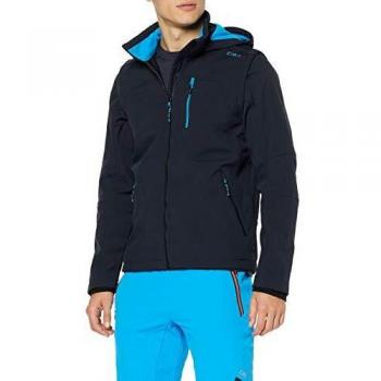 Housse SoftShell Masculine Anthracite/Cyan 50