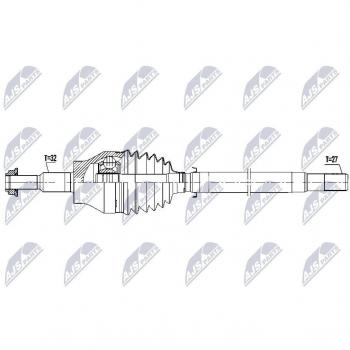 NTY NPW‑CH‑154 Drive Shaft