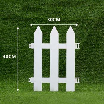 Ensemble Mini-Barrière en Bois PVC – Noël et Jardin